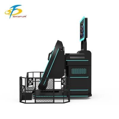 SKYFUN 360° Full-Rotation VR Motion Simulator Ride. Kursi Virtual Reality Immersive dengan Platform Dinamis, Konten Game AR/VR, Headset 4K, Motion Tracking, Feedback Haptik, dan Dukungan Multiplayer