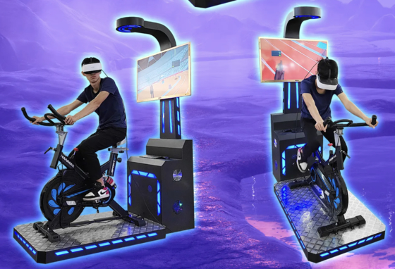 Riding Simulator VR Fitness Equipment. Simulator Sepeda VR. China VR Produsen Sepeda SKYFUN.