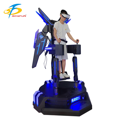 Simulator Penerbangan VR – Pengalaman Terbang VR 9D Imersif dengan Getaran Atas-Bawah, Kontrol Interaktif, dan Efek LED