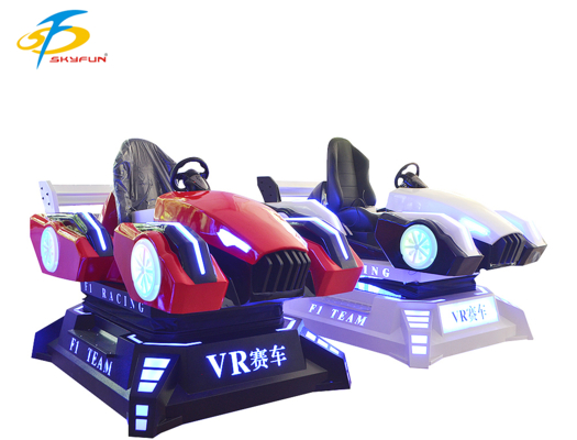 Simulator Mobil VR Super Racing – Pengalaman Mengemudi Gerak 9D dengan Rotasi 360°, Konsol Sentuh 22 Inci, Roda Kemudi Logitech & Kacamata VR Deepoon