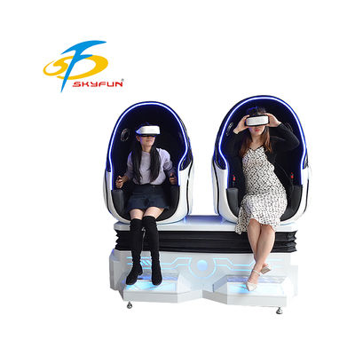9D VR Egg Cinema Kursi Ganda – Kursi Gerak VR Imersif dengan 100+ Film & 15 Game, Kursi Dinamis, Efek Udara & Getaran untuk Arkade