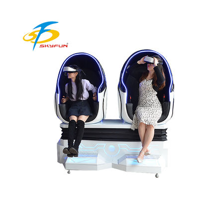 9D VR Egg Cinema Kursi Ganda – Kursi Gerak VR Imersif dengan 100+ Film & 15 Game, Kursi Dinamis, Efek Udara & Getaran untuk Arkade