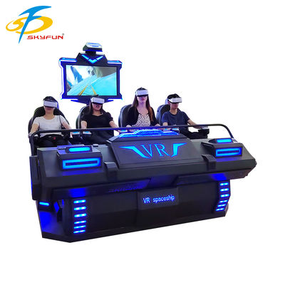 9D VR Bioskop 4-Duduk – Teater VR Imersif Multi-Orang dengan 100+ Film & 15 Game Interaktif, Kacamata VR Deepoon