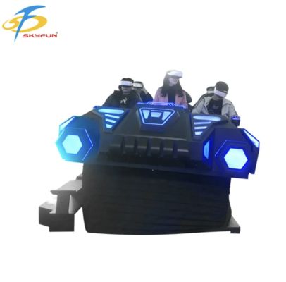 Kursi bioskop 6 kursi 9D VR Simulator VR Multi-Person dengan 100+ Film, 15 Game Interaktif, Kacamata VR Deepoon