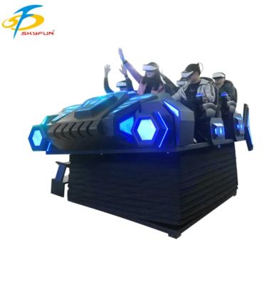 Kursi bioskop 6 kursi 9D VR Simulator VR Multi-Person dengan 100+ Film, 15 Game Interaktif, Kacamata VR Deepoon