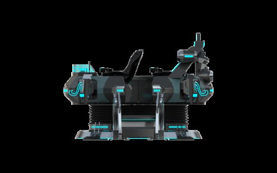 Disesuaikan FUN UFO 5 Seat VR Cinema Simulator∙ Multiplayer 9D VR Motion Ride dengan DPVR Glasses, 32-Inch Monitor, Always Wire Loop yang andal & Sistem Gerak Besar ∙ SKYFUN