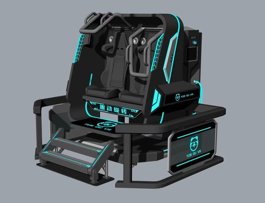 Simulator VR Bintang Berputar Seru 2 Kursi | Rotasi Tak Terbatas 360°, Desain Kompak, 20 Game dengan Efek Khusus, Kacamata DPVR E3S & Monitor 32 Inci – Produsen SKYFUN