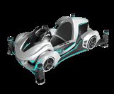 FUN 4 DOF Racing Car Simulator∙ 4 Axis Motion, Ultra-Large Curved LCD, Logitech G29 Steering Wheel, 5 Game, 42-Inch Monitor ∙ SKYFUN Manufacturer