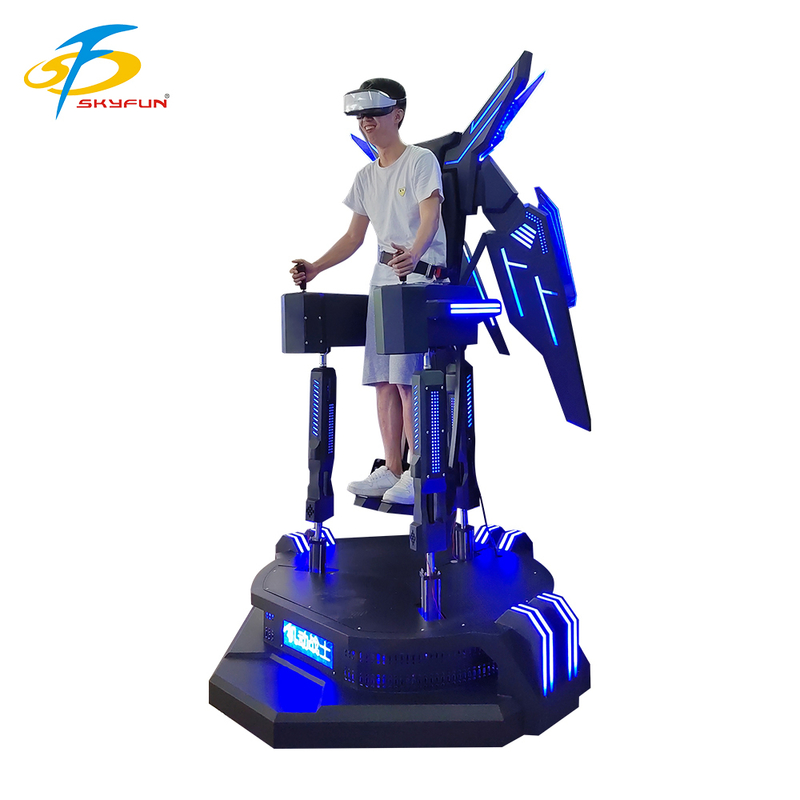 Simulator Penerbangan VR – Pengalaman Terbang VR 9D Imersif dengan Getaran Atas-Bawah, Kontrol Interaktif, dan Efek LED