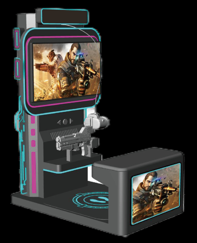 Simulator Menembak VR Fun Flyer | Pembayaran Koin & QR Layanan Mandiri, Menembak VR dengan Desain Kursi, 10+ Game, Kacamata DPVR E3S & Monitor 42-Inci – Produsen SKYFUN