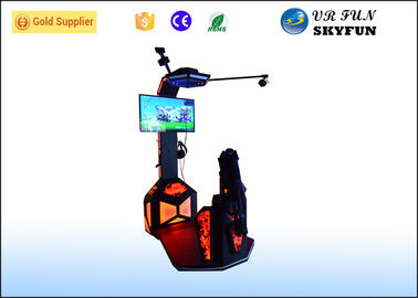 Adventurous VR Shooting Simulator 9D Mesin Pertempuran Virtual Dengan Lampu Biru Cemerlang