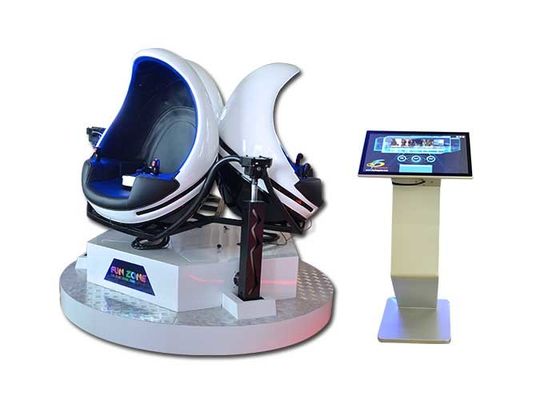 3 Kursi 9D Egg VR Cinema Dengan 6 Efek Khusus, Virtual Reality Motion Simulator