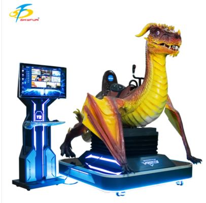 Mesin Bioskop VR 1-Duduk UN Dinosaur dengan Kacamata DPVR E3-S, 55 Game, Efek Raungan Dinosaurus, Desain Unik untuk Arkade, Mal, Taman Hiburan & Pusat Hiburan