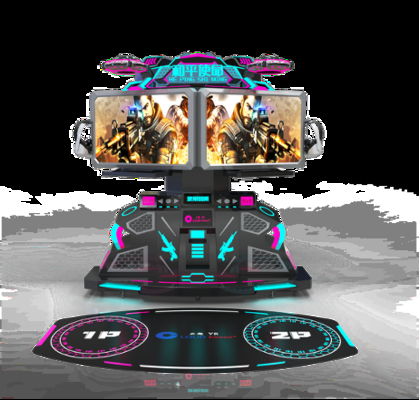 VR Peace Mission Platform Interaktif Dua Tahap. Pertempuran VR Terhubung, 100+ Game, Headset VR Resolusi Tinggi, Surround Sound, Monitor 42-Inch