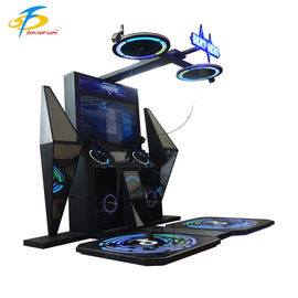 Mengalahkan Saber Arcade Game 9D VR Simulator Dengan Tampilan Layar Sentuh 2 Pemain